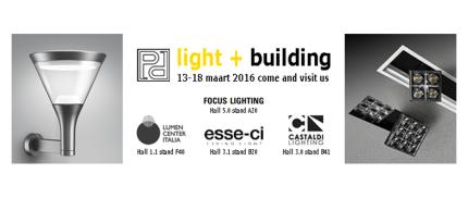 Bezoek ons tijdens Light + Building 2016